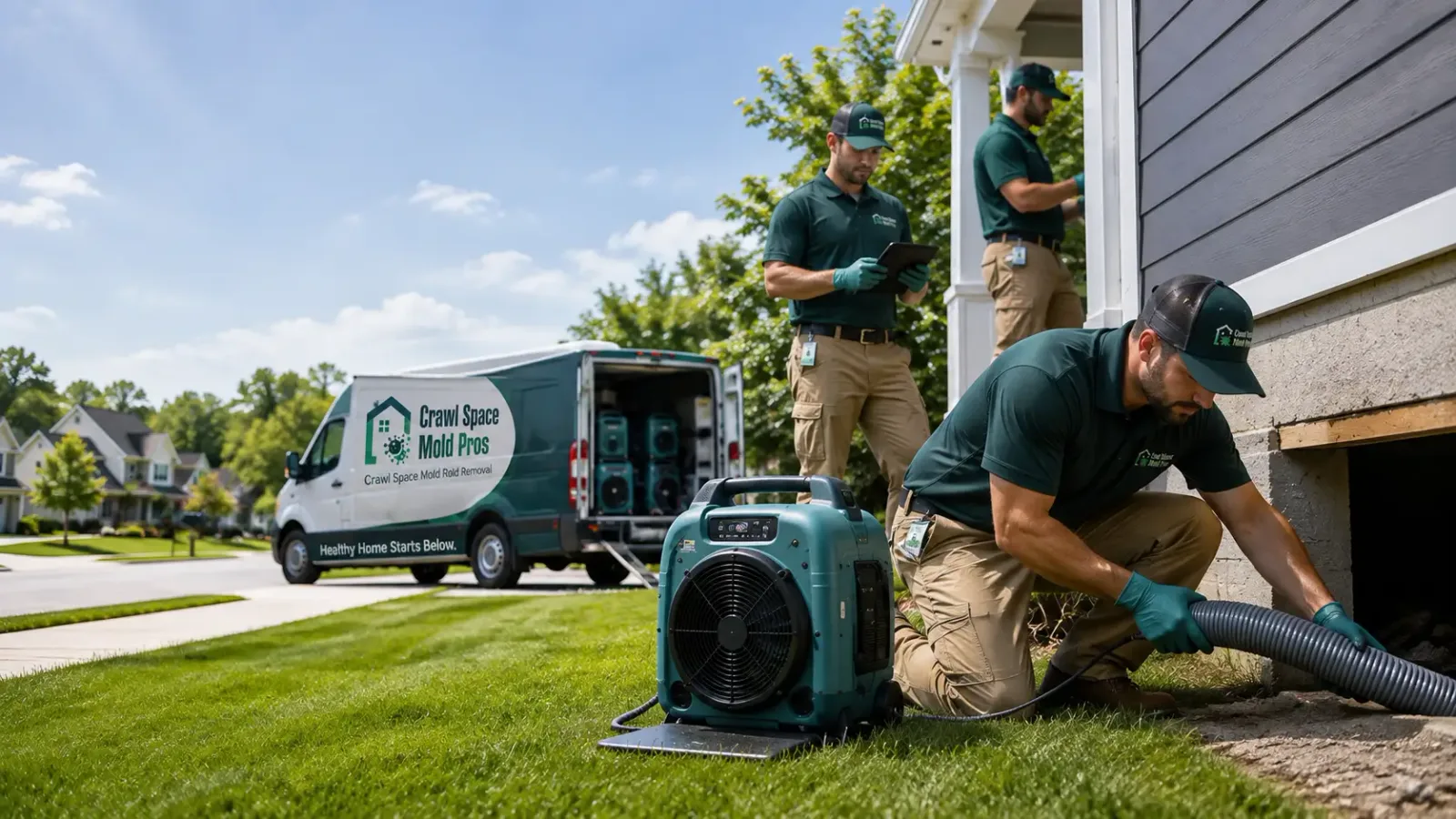 Crawl Space Mold Removal in Pellston, MI